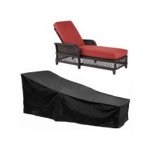 Liegestuhl-Abdeckung, Sonnenliege-Abdeckung, Plane für Liegestuhl, UV-Schutz, winddicht, wasserdicht, 210D-Oxford-Gewebe, Sonnenliege-Schutzhülle,