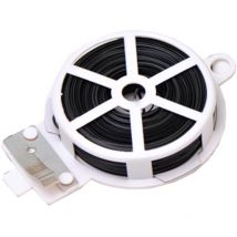 Aougo - Lien de fixation en métal polyvalent de 50 m, Pour cuisine, bricolage, Attaches, Sac alimentaire, Sac de congélation, Bande d'attache 1pcs