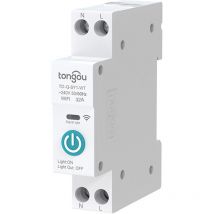 Lifcausal - Disjoncteur intelligent Wifi Tuya Télécommandes sans fil Contrôle du commutateur sur rail din Télécommandes d'applications pour téléphone