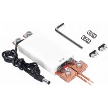 LIFCAUSAL Machine à souder par points 18650, stylo à déclenchement automatique, stylo intégré de soudage par points portatif, blanc, alimentation