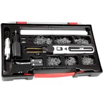 Lifcausal - Machine de soudage portable pour plastiques, kit de réparation de fissures de panneaux, agrafeuse à chaud, découpe thermique, ensemble
