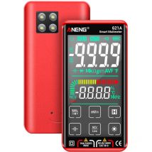 Lifcausal - Multimètre numérique intelligent à écran tactile 621A 9999 points Plage automatique Rechargeable Portable ncv Compteur universel