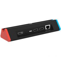 Station d'accueil tv pour Nintendo Switch / Switch oled, station d'accueil tv portable avec port lan 1000 Mbs/adaptateur hd 4K/port Type c - Lifcausal