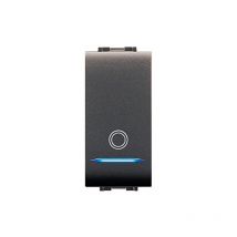 Mylife art 4018 pulsante unipolare con led compatibile Btcino - Elettrocanali