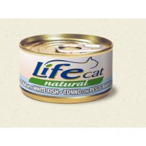 Cat Natural per Gatto in Scatoletta da 85 gr Tonnetto e Mela - Life