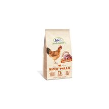 Cat Low Grain Ricco in Pollo per Gatti Adulti 1,5 Kg - Life
