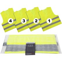 10474 safety vest ultra Warnweste Erwachsene en 20471 iso 20471 4 St. - Lifehammer