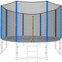 Net de remplacement du trampoline, trampoline de jardin, filet de remplacement résistant aux uv, filet de protection ronde pour le diamètre du