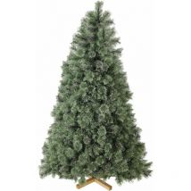 Liferun - Sapin de Noël 210cm, Sapin de Noel Artificiel, Arbre de Noël pour Décoration de Noël, Matériau pvc Ignifuge, avec 600 Branches, Socle en