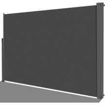 Tenda da Sole Laterale 160 x 300 cm (h x L),Tendone Laterale Estensibile,Tenda Sole Allungabile,Tenda Laterale Avvolgibile,Impermeabile,Protezione