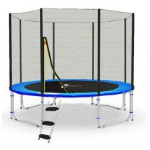 LifeStyle Classico Trampolin mit Netz außen - LS-C305-B - Ø 305cm - Blau