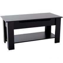 Home Discount - Lift Up Coffee Table Storage Living Room Furniture, Black