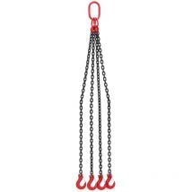 Lifting Chain 4 strand chain sling crane chain 5000 kg 4 x 1.5 m black