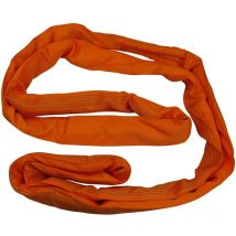 Lifting Round Sling 15 Ton 3M ewl (6M Circ Polyester Endless Strop 15000KG Orange)