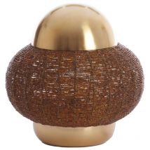 Light&living - lámpara de mesa - Cetara - marrón - metal -