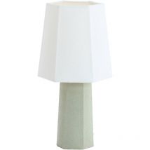 Light&living - lámpara de mesa - Musabo - verde - textil -