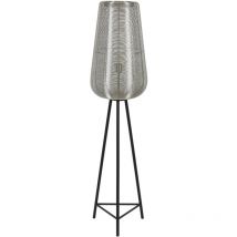 Light&living - lámpara de pie - Adeta - plateado - metal -