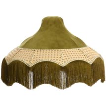 Lampenschirm - Mizia - Grün - Textil - Ø 45cm - - Light&living