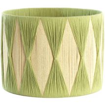 Pantalla de lámpara - Hannah - verde - textil - - Light&living