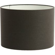 Light&living - pantalla de lámpara - Livigno - gris - textil -