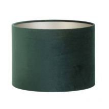 Light & Living - pantalla de lámpara - Velours - verde - textil -