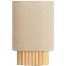 Laslo Tischlampe – Holz – 30cm Breite – 20cm Tiefe – 45cm Höhe – E27 Fassung – IP20 – dimmbar