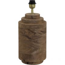 Tischlampe - Racco - braun - holz - einzelne - Light&living