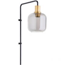 Light & Living - wandleuchte - Lekar - bronze - glas -