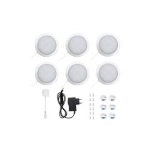 Lightess - Lampe de Placard led 6er Éclairage Blanc Chaud