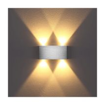 Lightess - led Intérieure Lampe Murale Éclairage(Blanc Chaud)