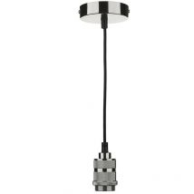 Lighting Semplice 1 Luce E27 Decorativa Sospensione Gun Metal
