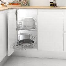 Plateau semi-circulaire 180o Porte 45 Hauteur 73,78 Set R.383420