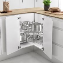 Plateau rotatif à 270o.Ê 820 R.383410 - Ligne basic - Plateau métallique rotatif à 270o