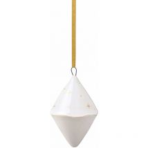 Villeroy&boch - like. by Winter Glow addobbo a doppio cono, decorazione natalizia in porcellana Premium, addobbo per albero