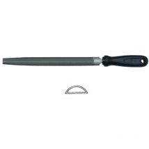 No Brand - Lime mezze tonde con manico plastica - 6 mm.150 taglio bastardo
