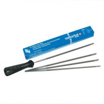 Tondino lima Vallorbe per affilatura catena motosega diam. 4,0 mm 3/8' bp con impugnatura conf da 12pz