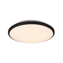 Frankystar - Limbus Plafonnier led avec bord noir et variateur d'intensité avec interrupteur, 35 cm de diamètre.