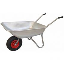 Gartenschubkarre lx verzinkt 80l, lackiertes Gestell, 2tlg