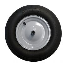 Ersatzrad 4,0x8 Rad für Schubkarre Gartenkarre Baukarre Grau ohne Achse - Limex