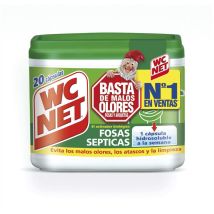 Wc Net – Fosses Septiques 20x18g – Nettoyant – Matières, Litrage, Destination d’usage, Usage nettoyant, Type de conditionnement, Caractéristiques 
