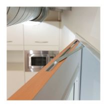 Athmer - Limitador de apertura de puerta Porti para hoja de puerta An.610-719mm marcos de madera y metal 120 grados