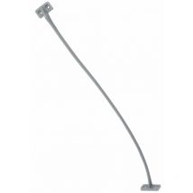 Limiteur d'ouverture de porte meuble 200mm compas de retenue à visser plastique gris