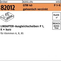 Ausgleichscheibe r 82012 gtw 40 P1 m 16 / 8,0 galvanisch verzinkt