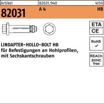 Hohlraumdübel A 4 HBST 10 10mm Durchmesser 3mm Länge 16.033kg LINDAPTER