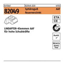 Lindapter - Pince de levage r 82049 aaf pour