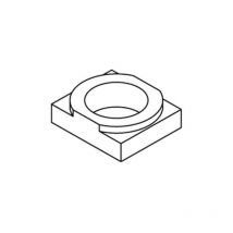 Rezessfüllplatte r 82021 FormW w 10/5,5 Stahl galv.verz. 1St. Lindapter