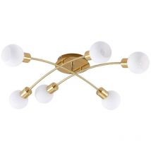 Lindby - Deckenlampe 'Agmar' aus Metall für Wohnzimmer & Esszimmer von