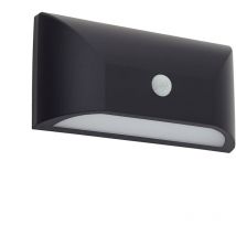 Lindby - Lámpara de pared exterior 'Siana' en Negro Plástico