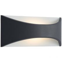 Led Wandleuchte außen 'Mathea' aus Aluminium von Lindby