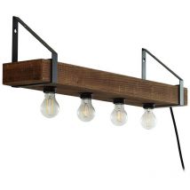 Vatana' in Marrone da Legno - Lindby